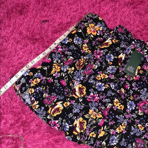 Floral Ruffle Mini Skirt - Picture 4 of 5